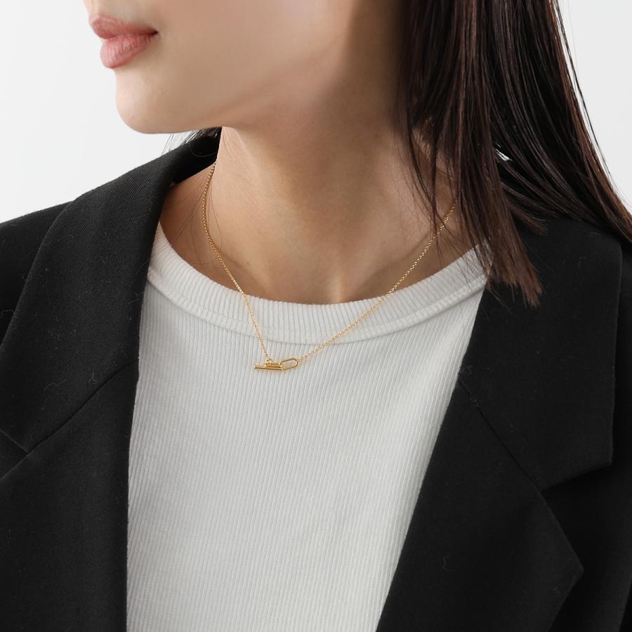 LAPUIS ラピュイ ネックレス Ring Chain necklace 254-220118 レディース ペンダント アクセサリー silver925 シルバー925 カラー2色の画像