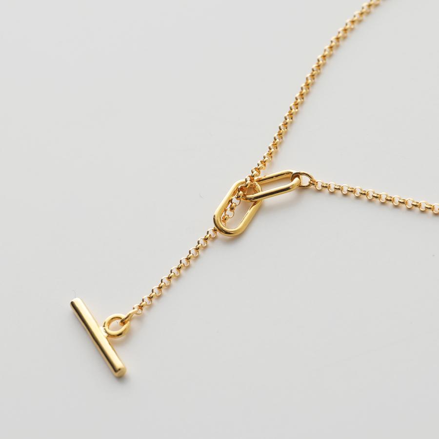 LAPUIS ラピュイ ネックレス Ring Chain necklace 254-220118 レディース ペンダント アクセサリー silver925 シルバー925 カラー2色の画像