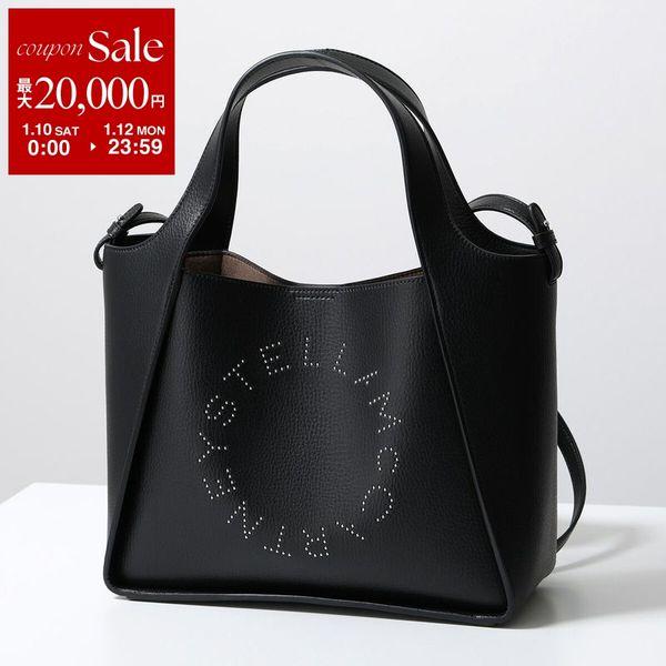 ほぼ未使用 ステラマッカートニー ロゴ ショルダーバッグ ブラック Stella McCartney（ステラ・マッカートニー） ショルダーバッグ LOGO