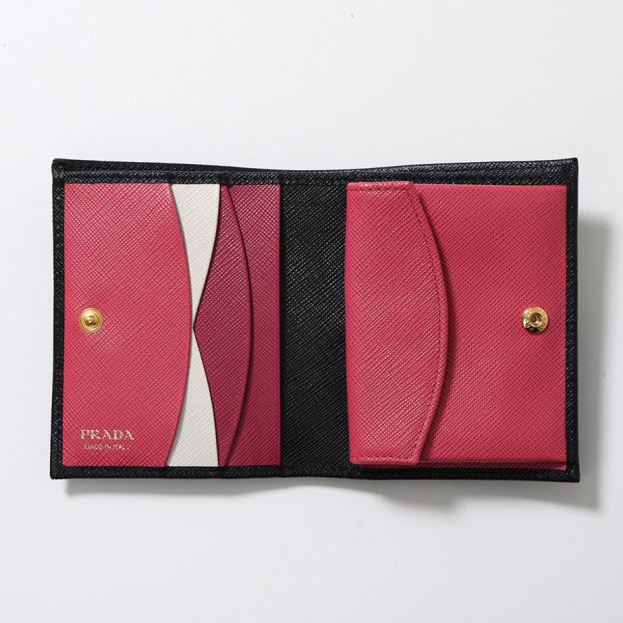 PRADA（プラダ） 二つ折り財布 1MV204 ZLP レディース サフィアーノ
