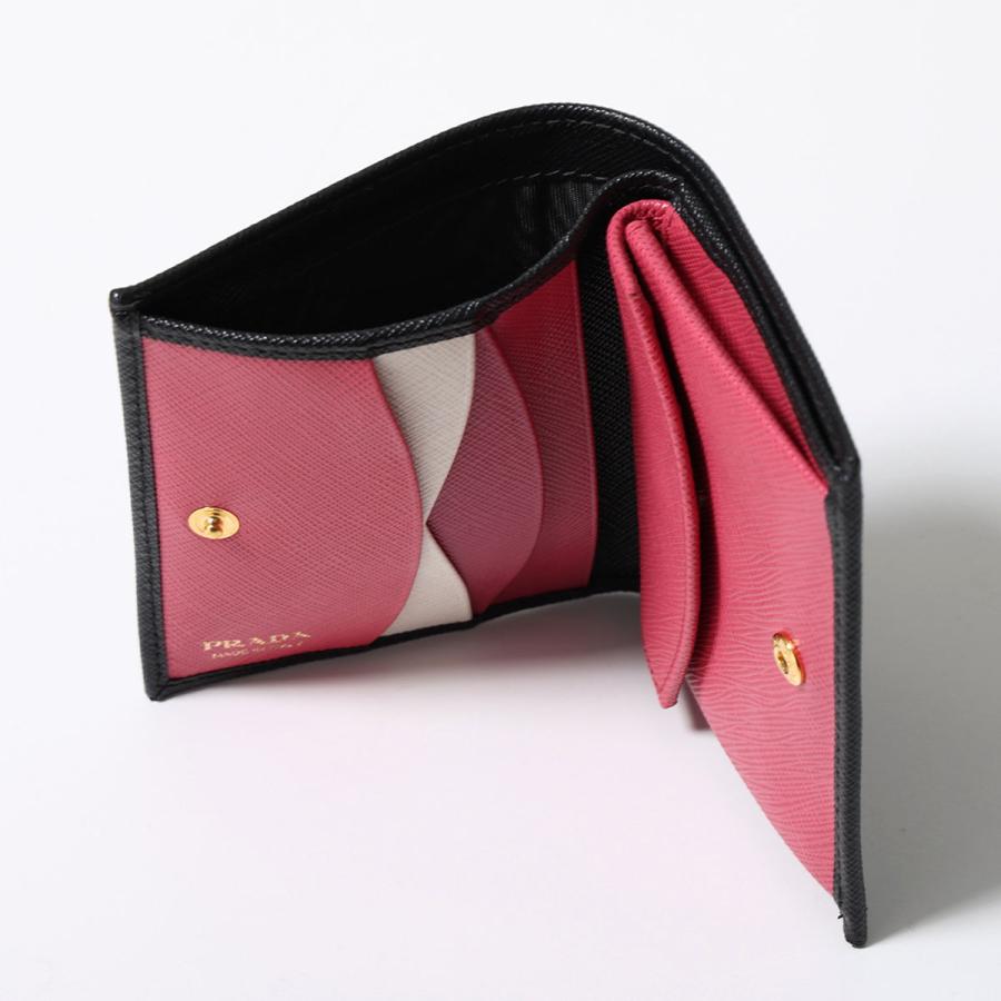 PRADA（プラダ） 二つ折り財布 1MV204 ZLP レディース サフィアーノ