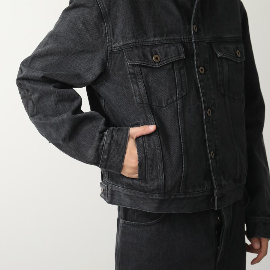 LOEWE デニムジャケット レザー付き LOEWE（ロエベ） デニムジャケット ANAGRAM アナグラム H526Y50W