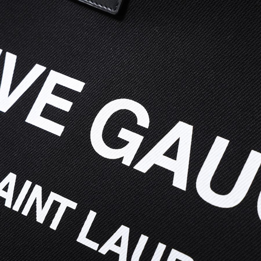 SAINT LAURENT サンローラン トートバッグ 509415 FAAVR メンズ レディース キャンバス レザー ロゴ 鞄 1070の画像