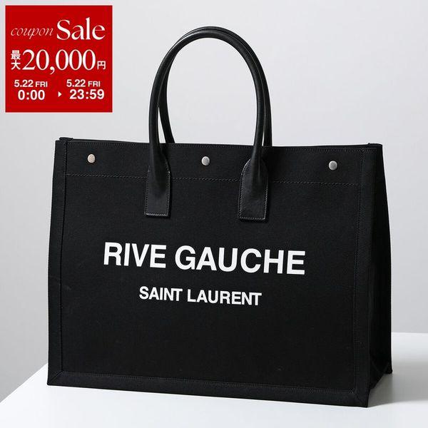 SAINT LAURENT サンローラン トートバッグ 509415 FAAVR メンズ レディース キャンバス レザー ロゴ 鞄 1070の画像