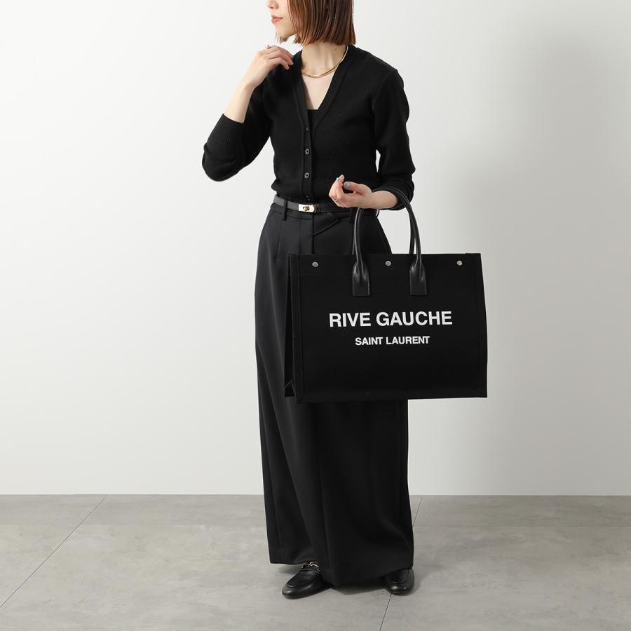 サンローラン トートバッグ レザー A4可 肩掛け 黒 ポーチ付 SAINT LAURENT サンローラン トートバッグ 509415 FAAVR メンズ