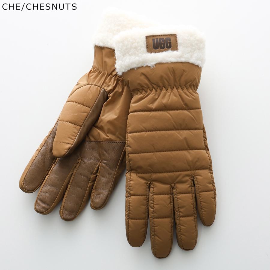 (取寄) アグ メンズ フラフ グローブ UGG men Fluff Glove Chestnut UGG（アグ） 手袋 fluff Cuff Glove フラッフ カフ グローブ 103283