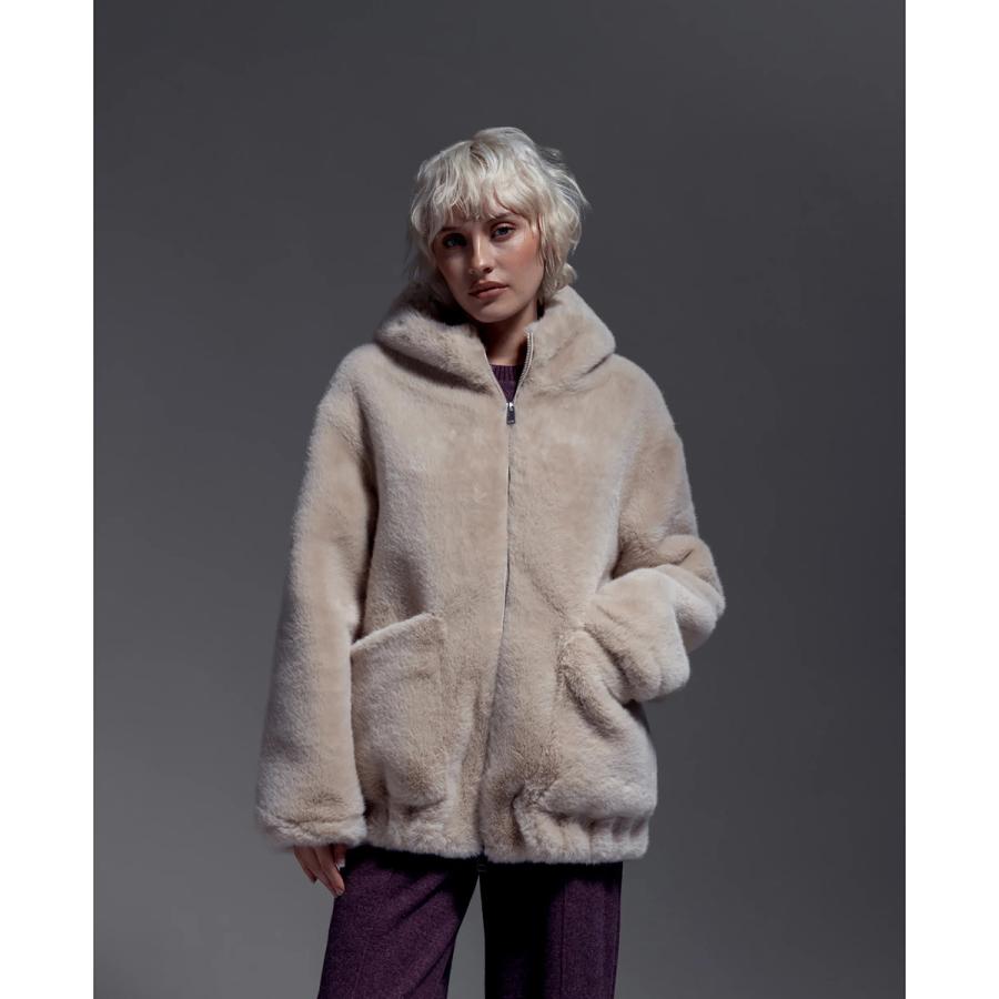 Vegancode ヴィーガンコード フェイクファージャケット BJ20041