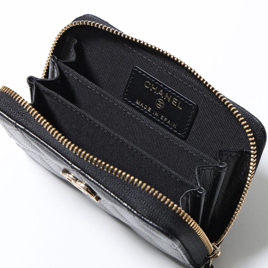 ひめ　CHANEL カードケース　小銭入れ　レア CHANEL カードケースフラグメントケース小銭入れキャビアスキン