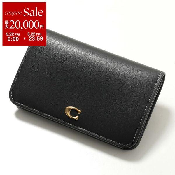 【新品未使用】COACH ケース/カードケース 小銭入れ　ブラック COACH（コーチ） コインケース CR990 レディース カードケース