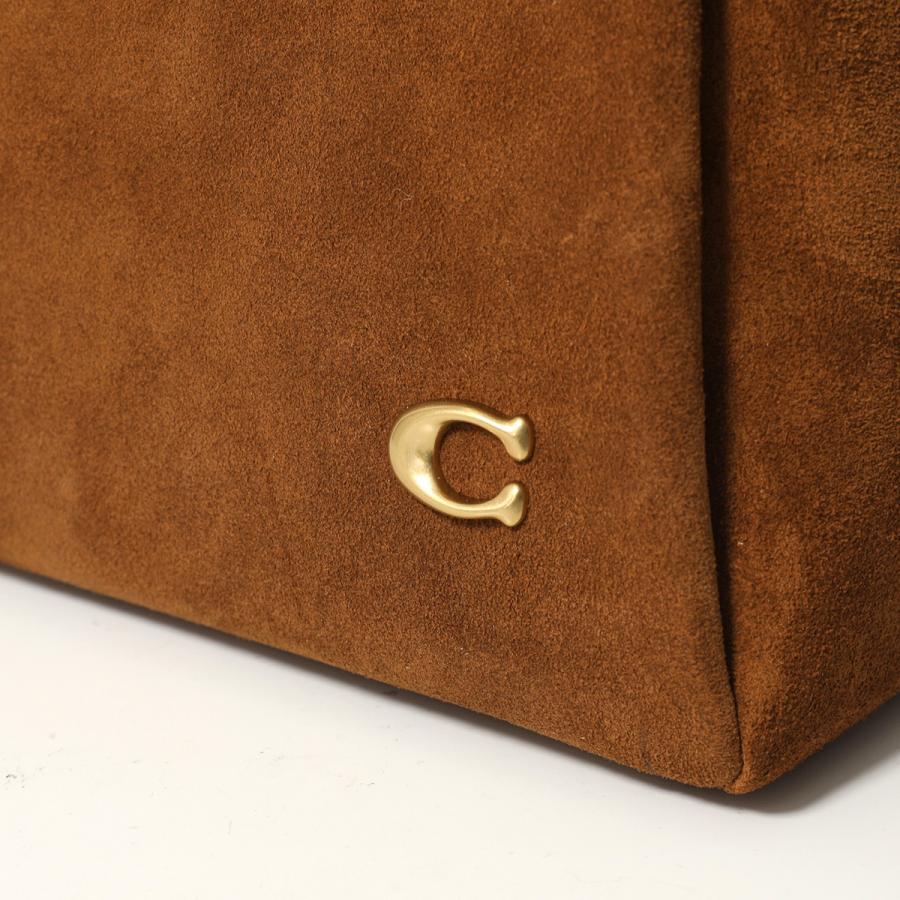 H1164 美品　COACH コーチ　スエード　ブラウン　9220 ハンドバッグ 楽天市場】コーチ スエード バッグ ブラウンの通販
