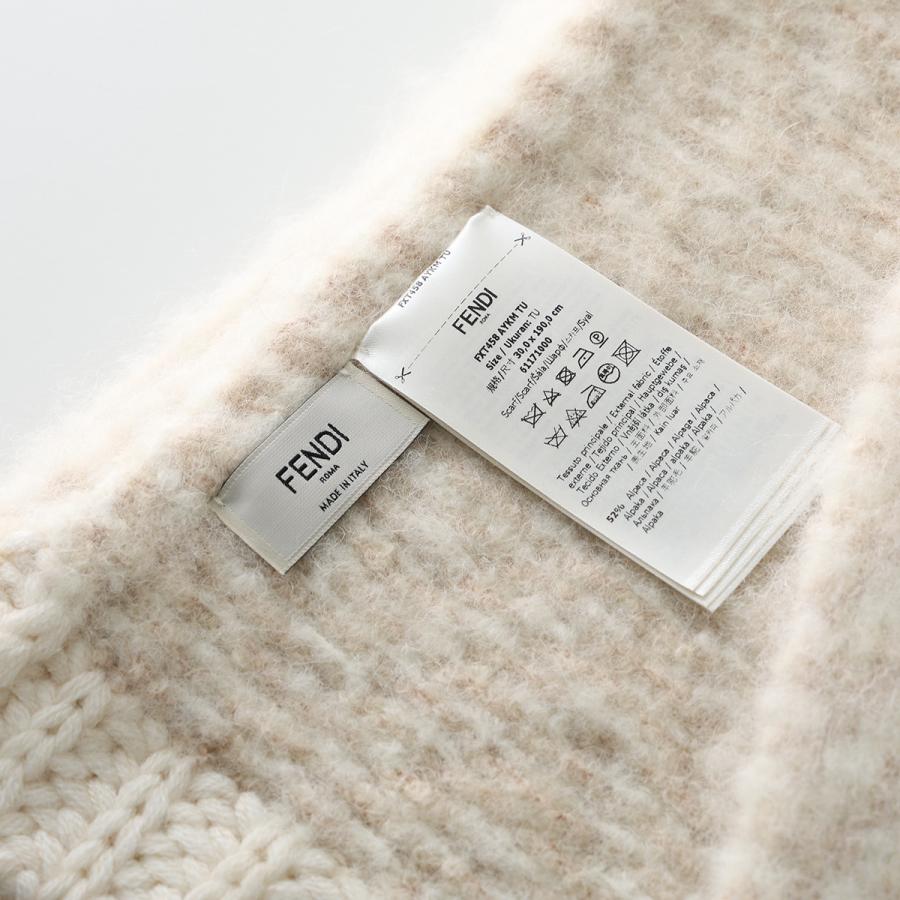 FENDI（フェンディ） マフラー FXT458 AYKM レディース リブ アルパカ