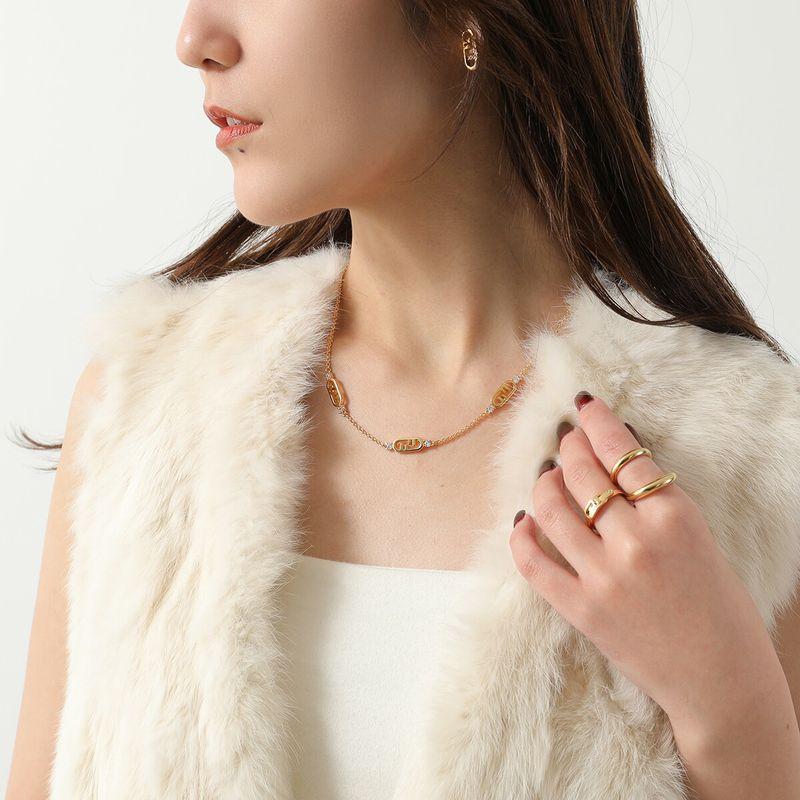 【最終価格】FENDI オーロックチェーンネックレス FENDI（フェンディ） ネックレス OLOCK オーロック 8AL190 ATEP
