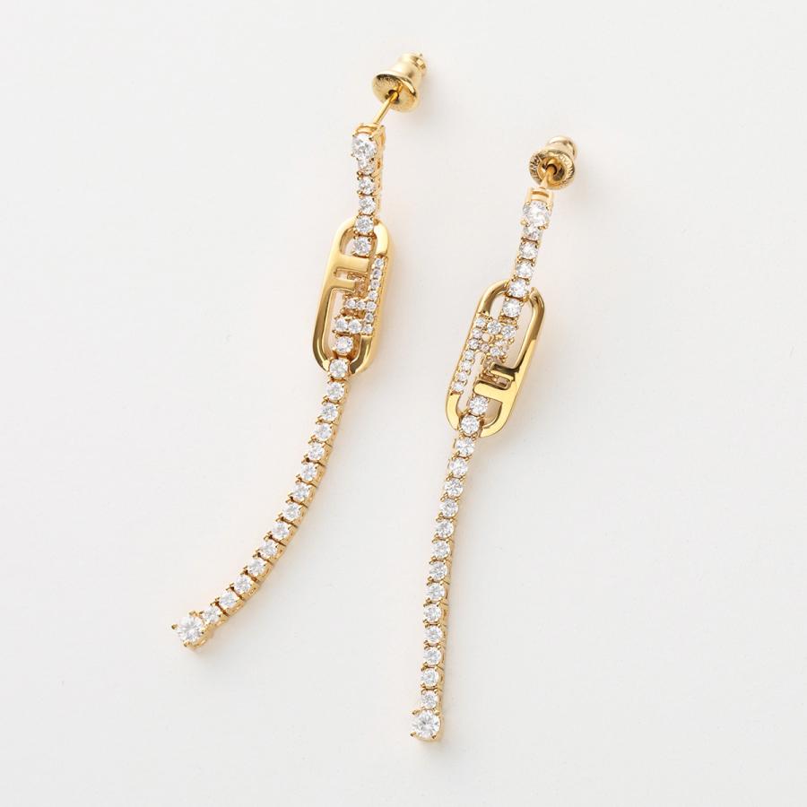 【FENDI】ゴールド スタッドピアス FENDI（フェンディ） ピアス OLOCK オーロック 8AL179 ATEP レディース