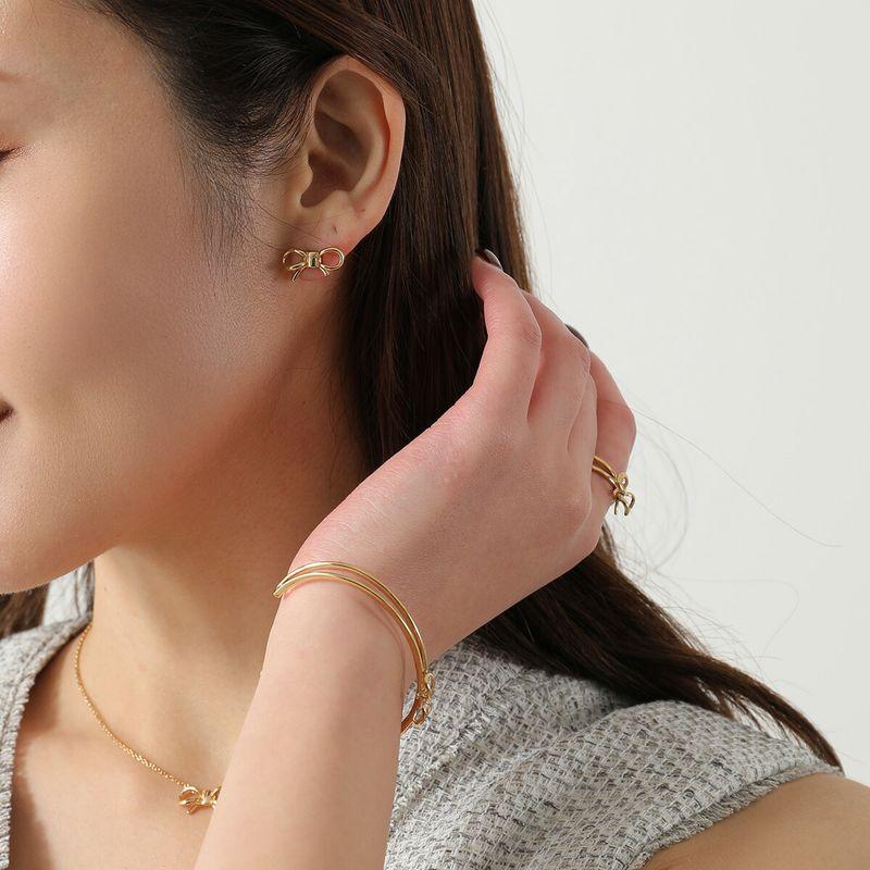 FERRAGAMO（フェラガモ） ピアス EAR BOW STUD 76 0949 791133
