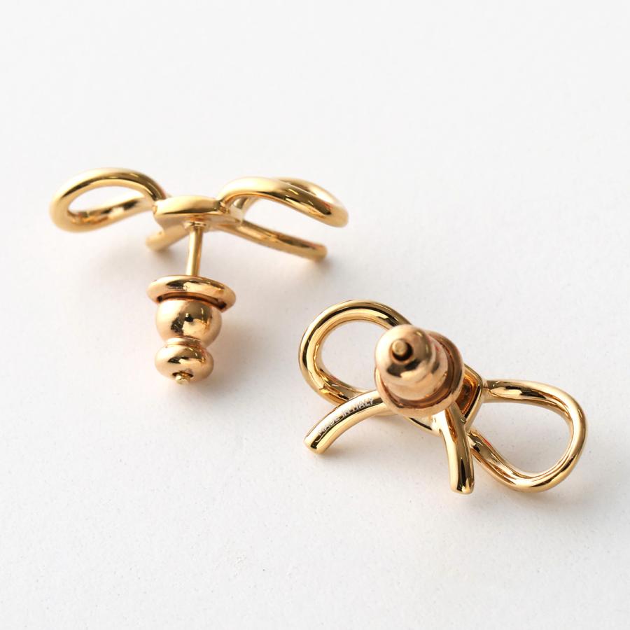 FERRAGAMO フェラガモ ピアス EAR BOW STUD 76 0949 791133 レディース リボン ブラス スタッド アクセサリー 001/ORO | FERRAGAMO | 05
