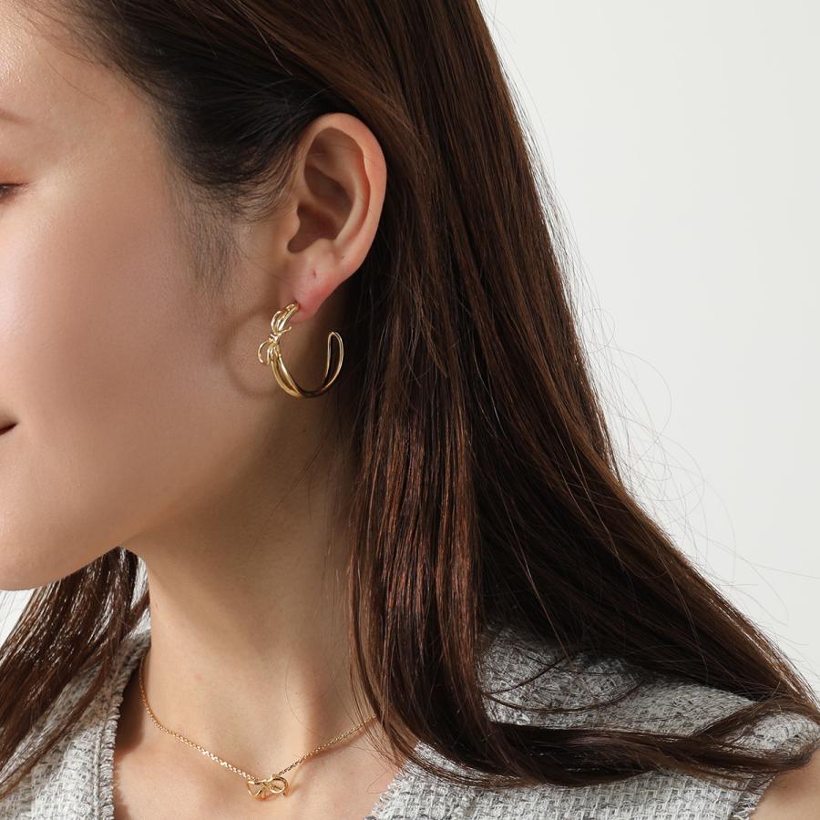 FERRAGAMO（フェラガモ） ピアス EAR BOW HOOP 76 0950 791134
