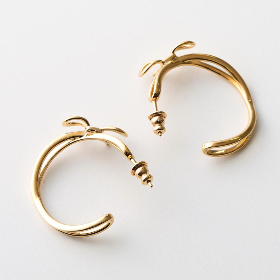 FERRAGAMO（フェラガモ） ピアス EAR BOW HOOP 76 0950 791134