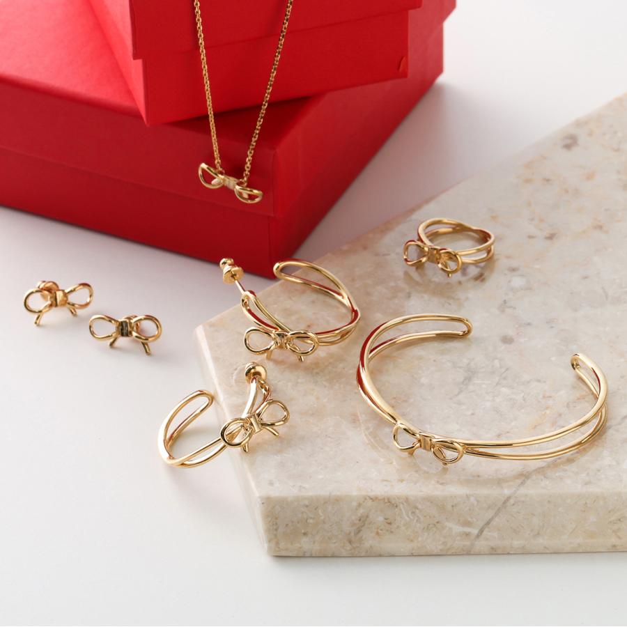 FERRAGAMO（フェラガモ） ピアス EAR BOW HOOP 76 0950 791134