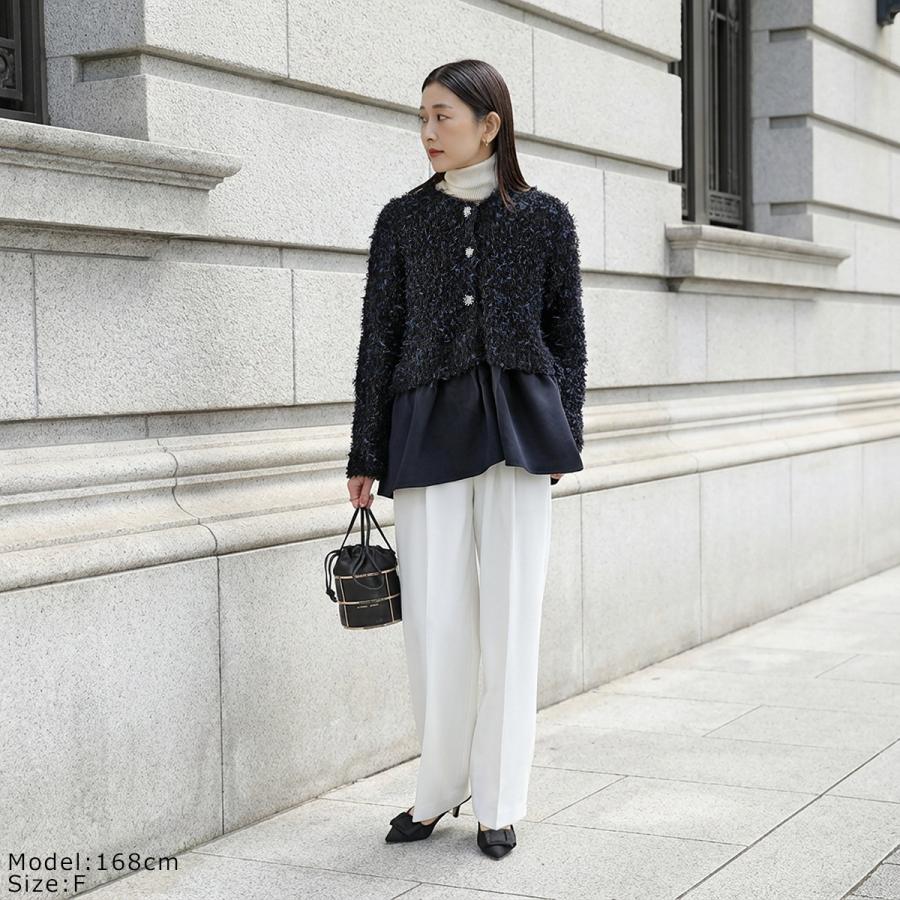 Sono（ソーノ） カーディガン S255KS022 レディース ニット ペプラム