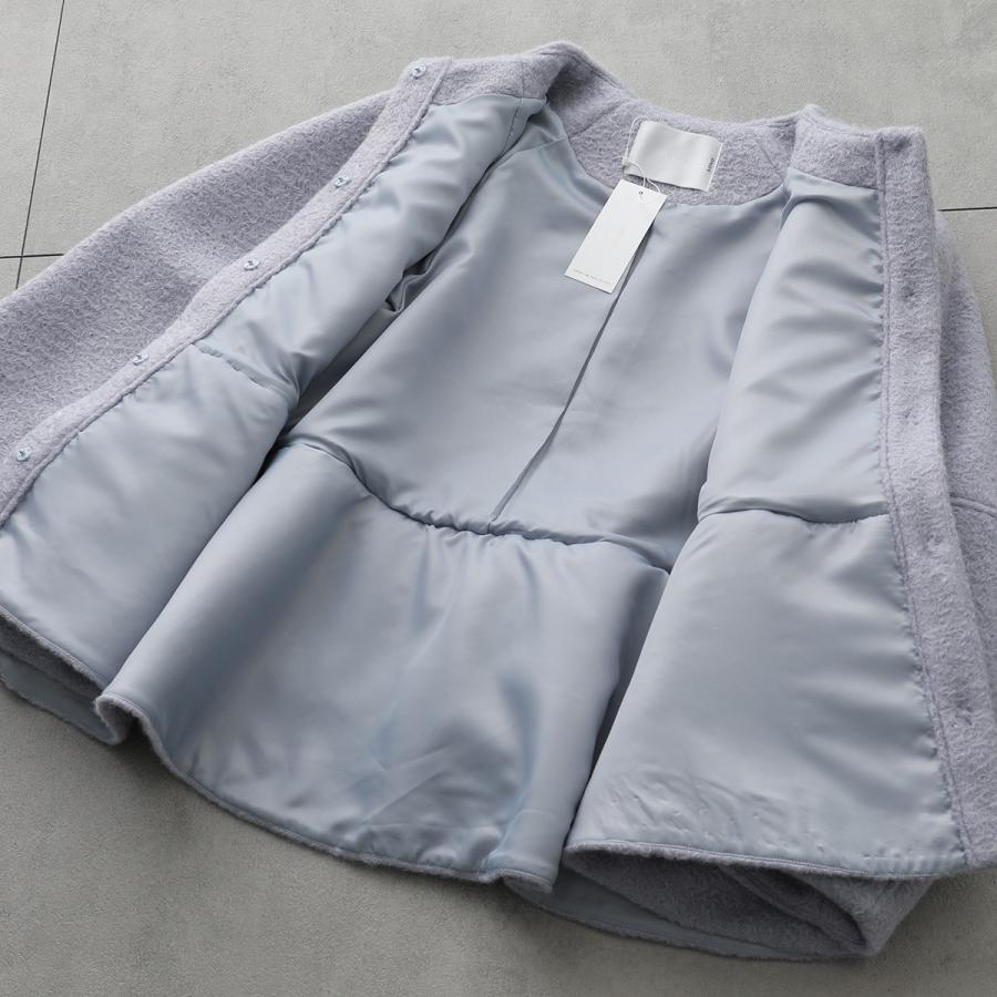 SONO ペプラムブルゾン Sono（ソーノ） ノーカラージャケット S256JV007 レディース カーリー