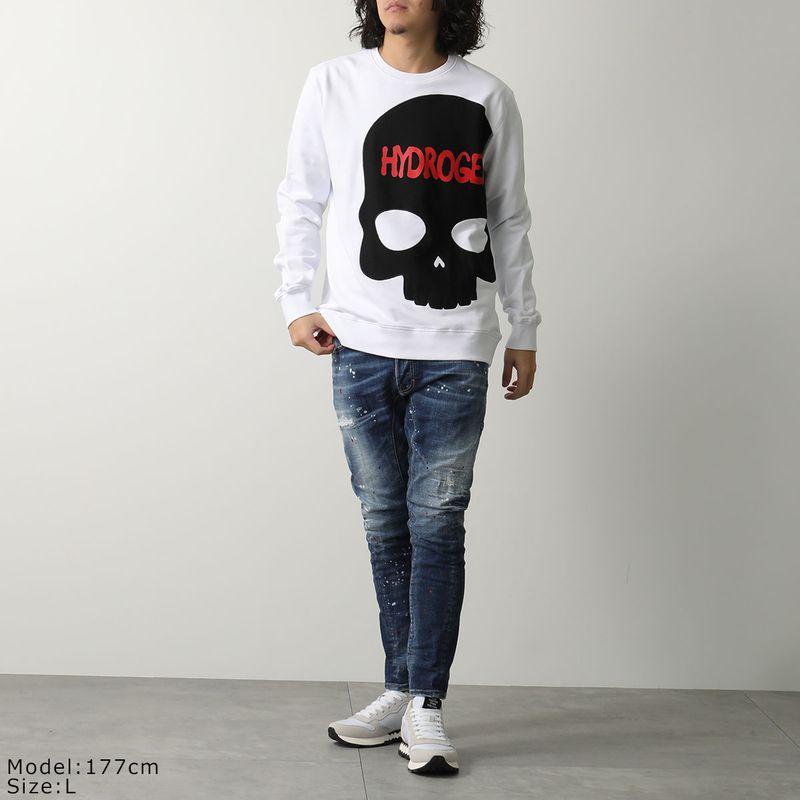 HYDROGEN（ハイドロゲン） トレーナー BIG SKULL CREWNECK SWEATSHIRT
