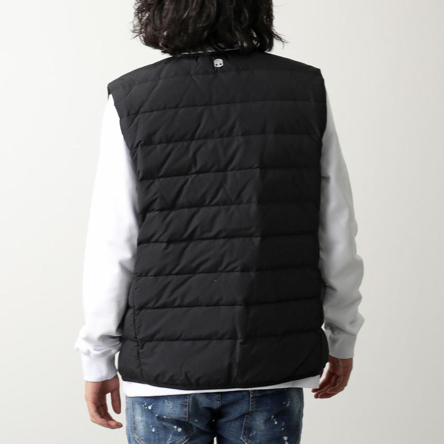HYDROGEN ハイドロゲン/ワッペンダウンベスト 中古・古着通販】HYDROGEN (ハイドロゲン) ワッペンフーデットナイロン