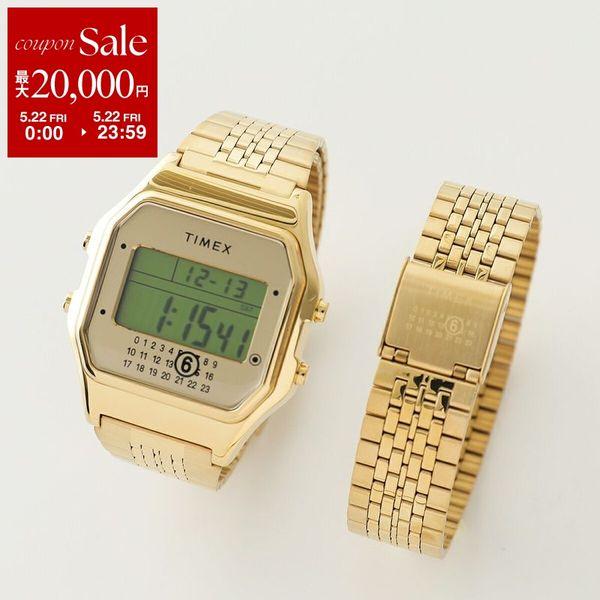 MM6×TIMEXコラボ　ゴールドデジタル腕時計　ブレスレットのみ MM6 × TIMEX エムエムシックス メゾンマルジェラ タイメックス コラボ