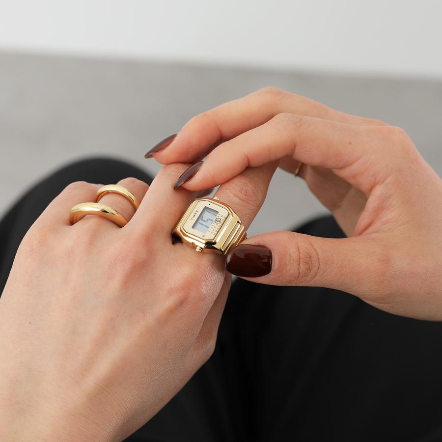 新品　マルジェラ 　MM6 TIMEX リングウォッチ　SM サイズ　未使用 MM6 Maison Margiela / エムエムシックス メゾンマルジェラ ： Timex x