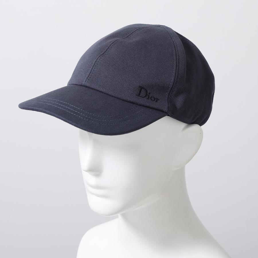DIOR ディオール ベースボールキャップ 帽子 Sサイズ グレー 黒 中古・古着通販】Christian Dior (クリスチャン ディオール) 22SS