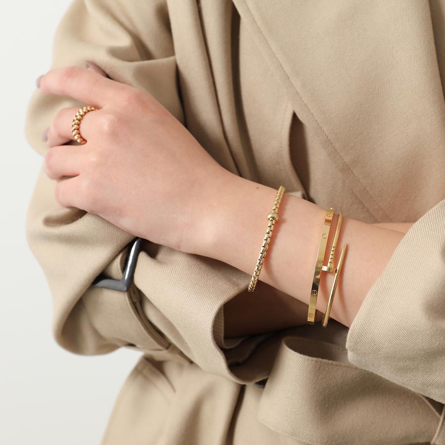 フォッペ　FOPE ブレスレット ピンクゴールドM 新品　エカ　フレグジット FOPE フォッペ ブレスレット EKA Flexit エカ フレグジット