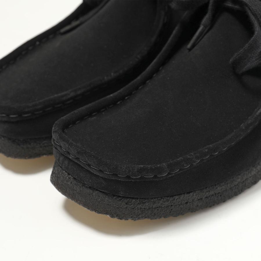 Clarks　26センチ　黒 スエード モカシンシューズ Clarks Originals クラークス モカシン 26155517 WALLABEE BOOT