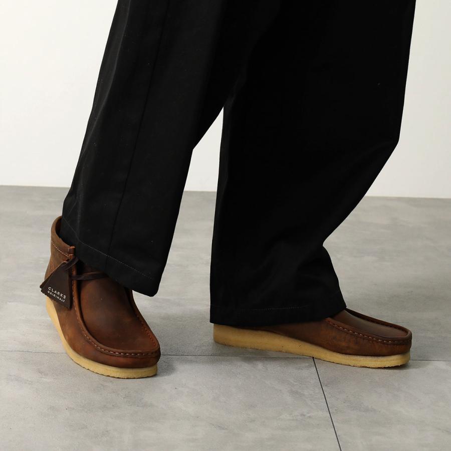 Clarks■Wallabee/ワラビーブーツ✨モカシン チャッカブーツ レザー Clarks Originals クラークス モカシン 26155513 Wallabee Boot