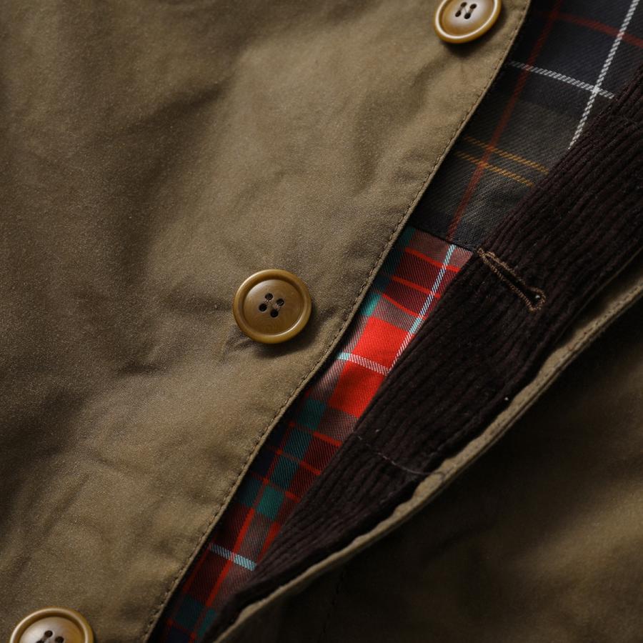 Barbour × BARACUTA バブアー バラクータ コラボ ワックスコート BRCPS1157 UT2743 メンズ オイルドコットン ステンカラーコート カラー3色の画像