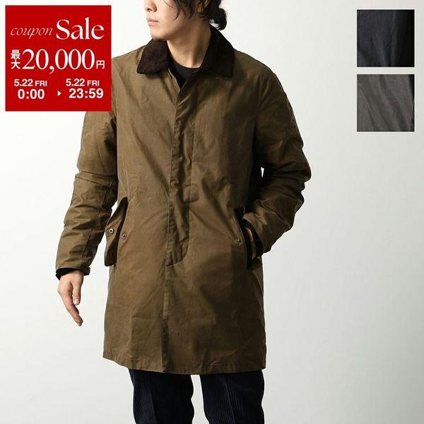 Barbour × BARACUTA バブアー バラクータ コラボ ワックスコート BRCPS1157 UT2743 メンズ オイルドコットン ステンカラーコート カラー3色の画像