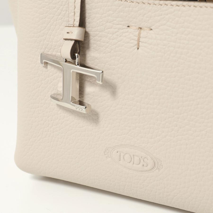 【美品】 TOD’s トッズ Tタイムレス マイクロ 2way アイボリー TOD'S（トッズ） 【訳あり】TODS ハンドバッグ APA 2 MANICI MICRO