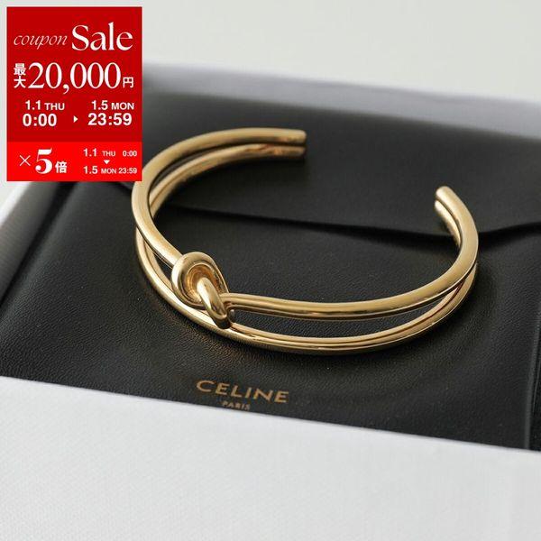 【激レア】CELINE bracelet✨セリーヌブレスレット バングルGOLD CELINE（セリーヌ） TRIOMPHE INDIE BRACELET SET ブレスレット