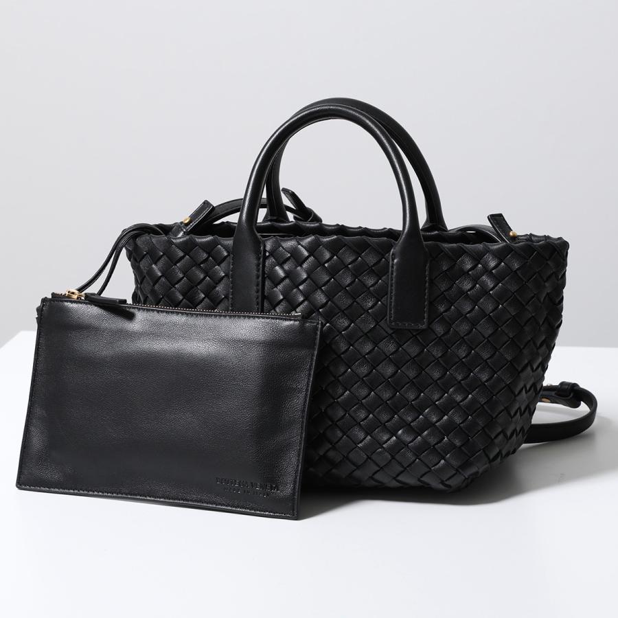 Bottega Veneta イントレチャート ハンドバッグ　台形　ブラック 楽天市場】【中古】BOTTEGA VENETA （ボッテガヴェネタ） ｲﾝﾄﾚﾁｬｰﾄ