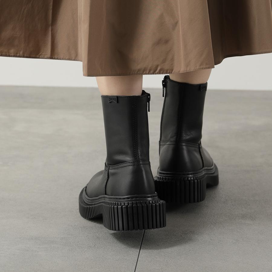 希少　美品　カンペール　CAMPER ショートブーツ　レザー　黒　23.5 絵画 CAMPER（カンペール） ショートブーツ Dean ディーン K400761