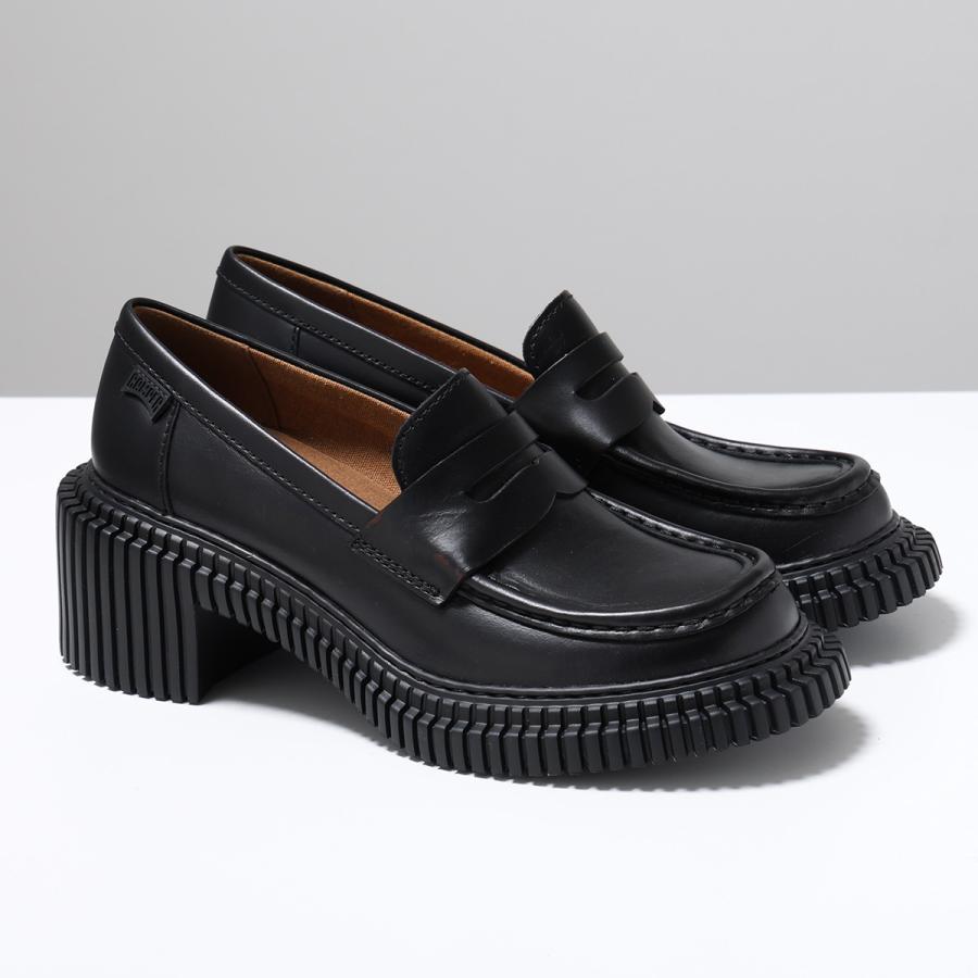 CAMPER 黒 レザー ローファー Pix Black Formal Shoes for Men - Autumn / Winter collection