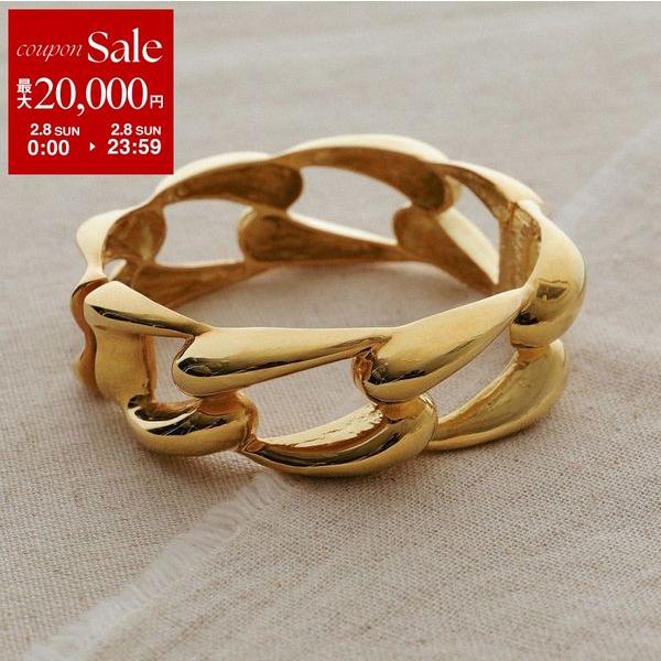 ケネスジェイレーン　バングル Kenneth Jay Lane ケネス ジェイ レーン バングル polished gold link