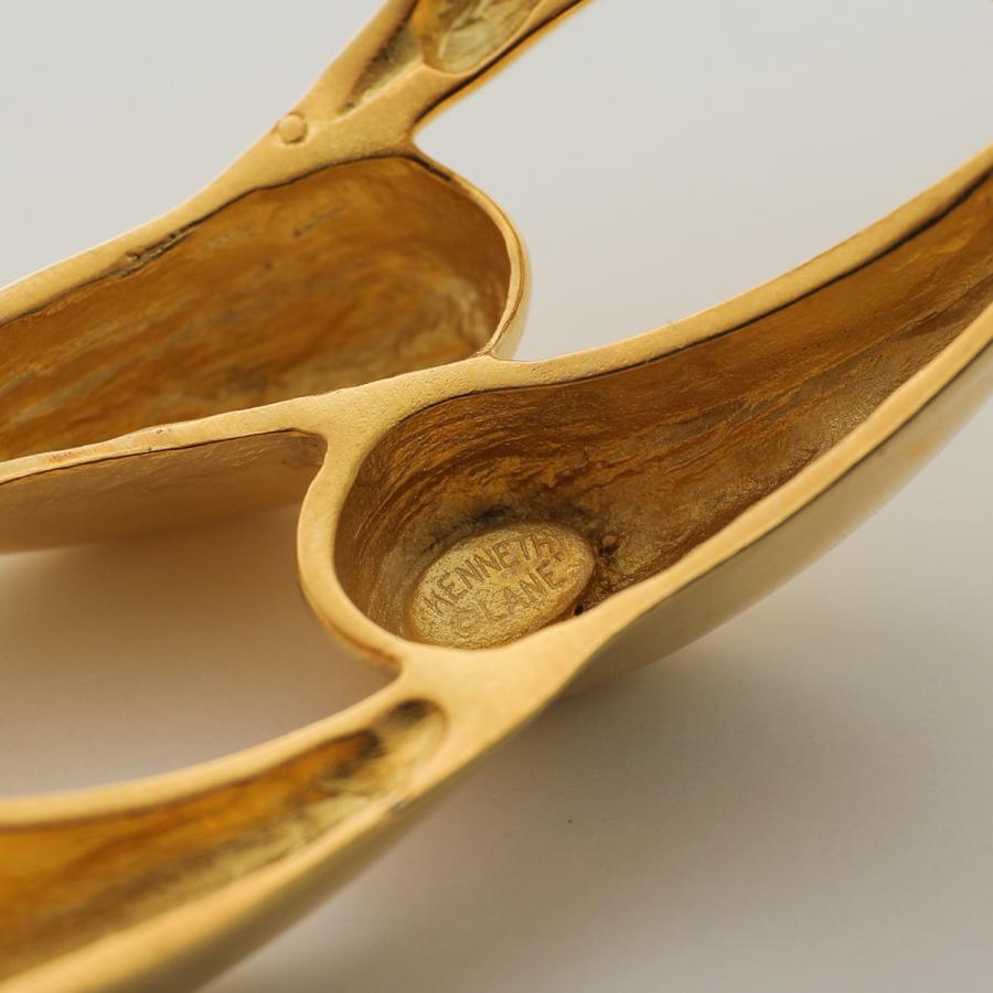 Kenneth Jay Lane ケネス ジェイ レーン バングル polished gold link