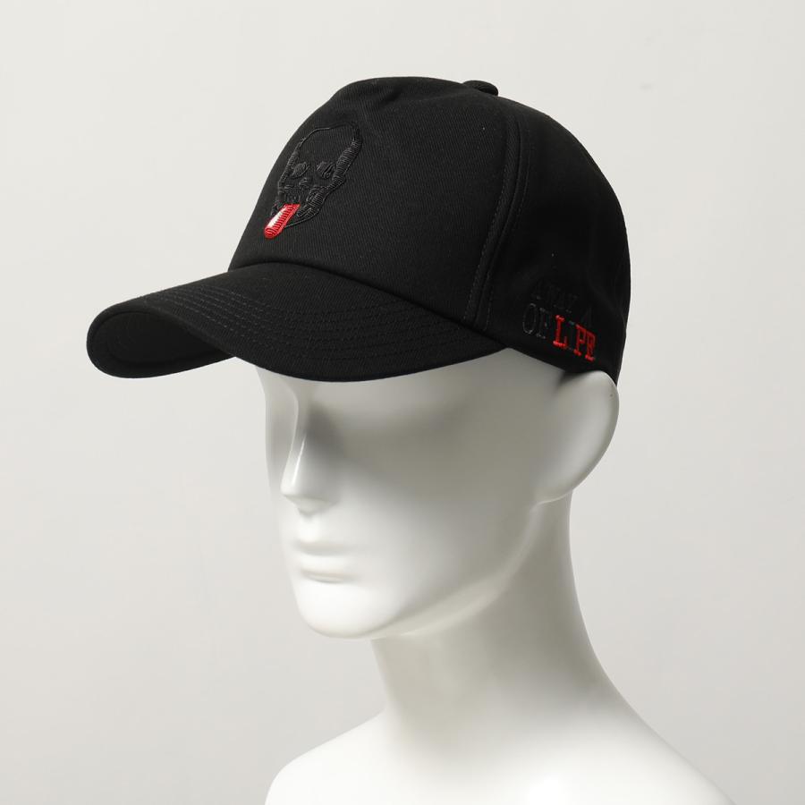 ルシアンペラフィネ　帽子　キャップ　黒　ブラック Lucien Pellat-Finet（ルシアン・ペラフィネ） ベースボールキャップ