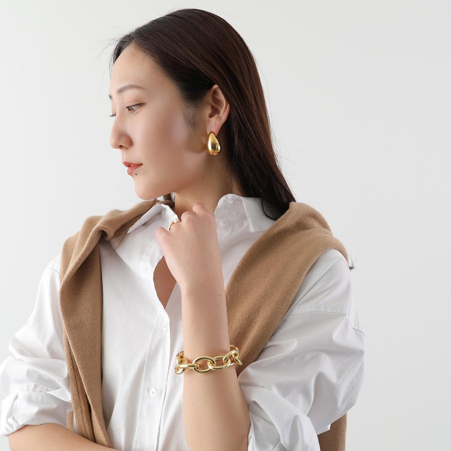 Kenneth Jay Lane ケネス ジェイ レーン ピアス tapered hoop pierced