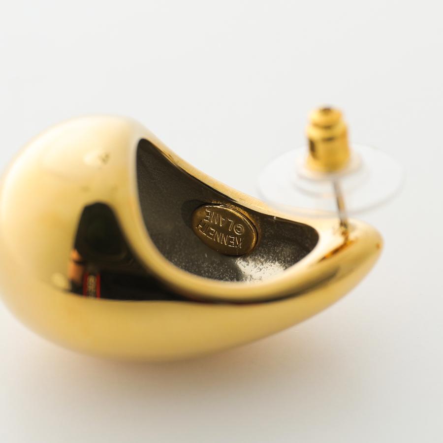 Kenneth Jay Lane ケネス ジェイ レーン ピアス tapered hoop pierced
