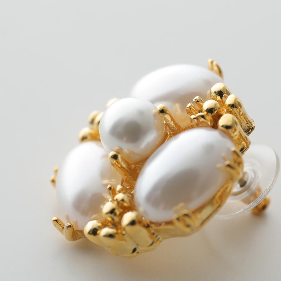 Kenneth Jay Lane ケネス ジェイ レーン ピアス pearl cabochon