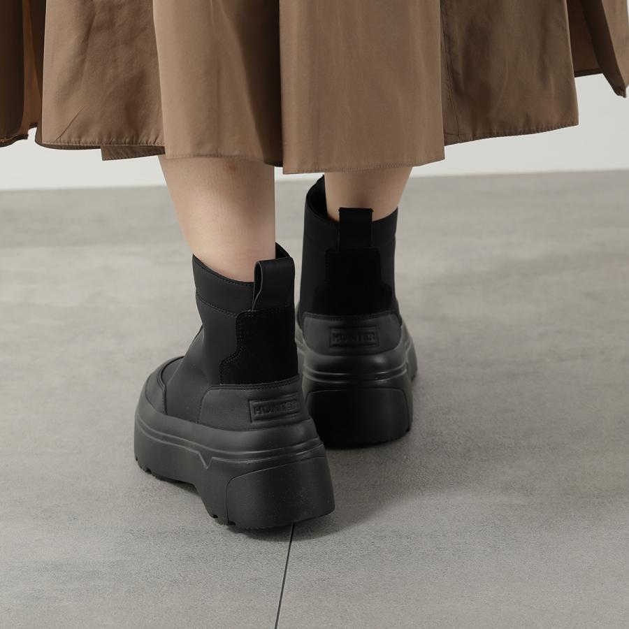 HUNTER（ハンター） レインブーツ EXPLORER ANKLE ZIP FLATFORM
