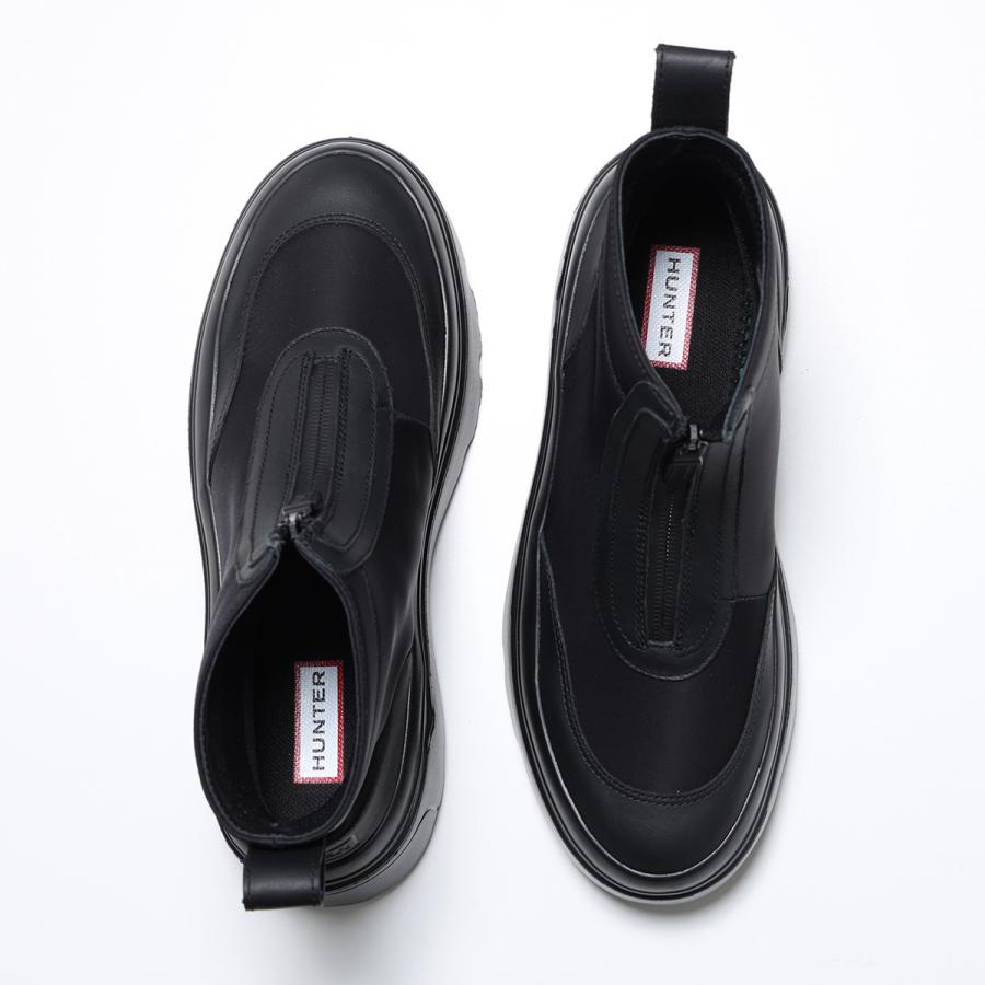 HUNTER（ハンター） レインブーツ EXPLORER ANKLE ZIP FLATFORM