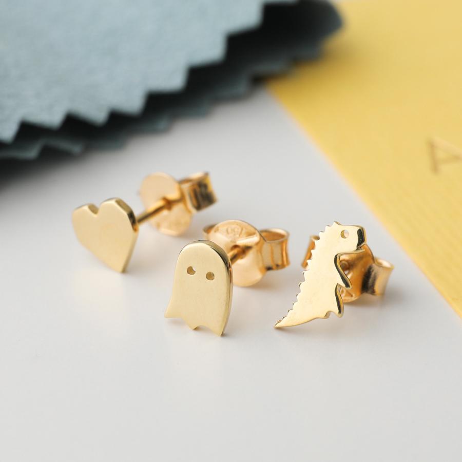 ALIITA（アリータ） ピアス MINI BOLD CORAZON FANTASMA DINO EARRING