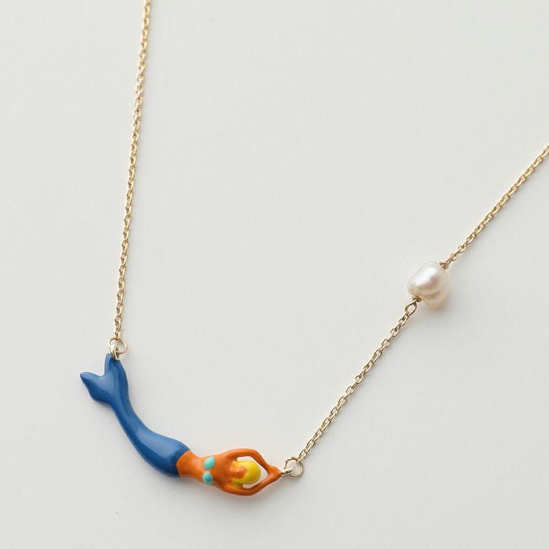 ALIITA（アリータ） ネックレス MERMAID PERLA ENAMEL NECKLACE ROLO