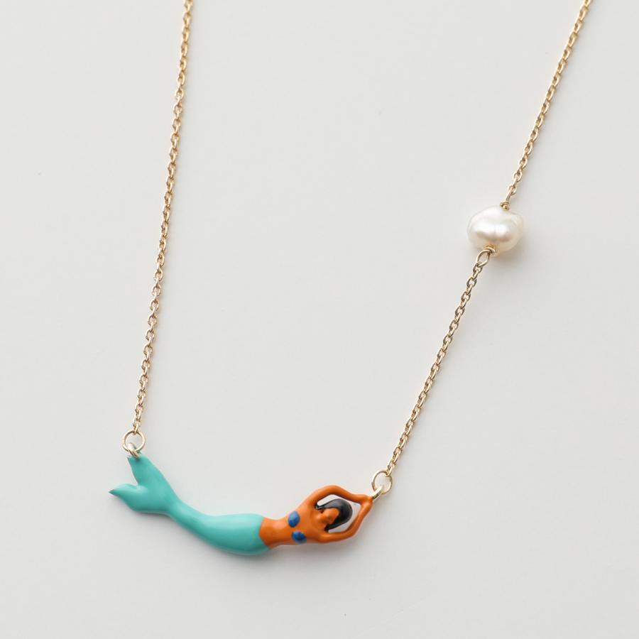 ALIITA（アリータ） ネックレス MERMAID PERLA ENAMEL NECKLACE ROLO